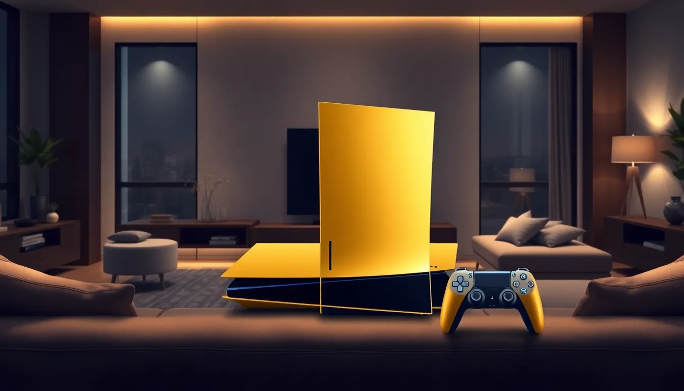 gold playstation 5