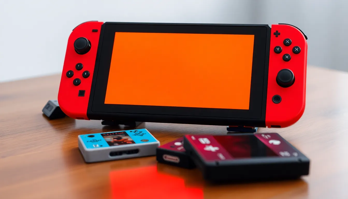 orange screen nintendo switch